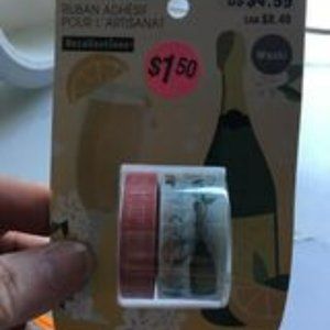 Bundle of craft tapes and ribbons